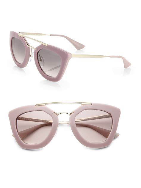 prada eyeglasses pink metal|crystal pink Prada glasses.